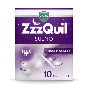 ZzzQuil 10 Tiras Nasales para mejorar la respiración