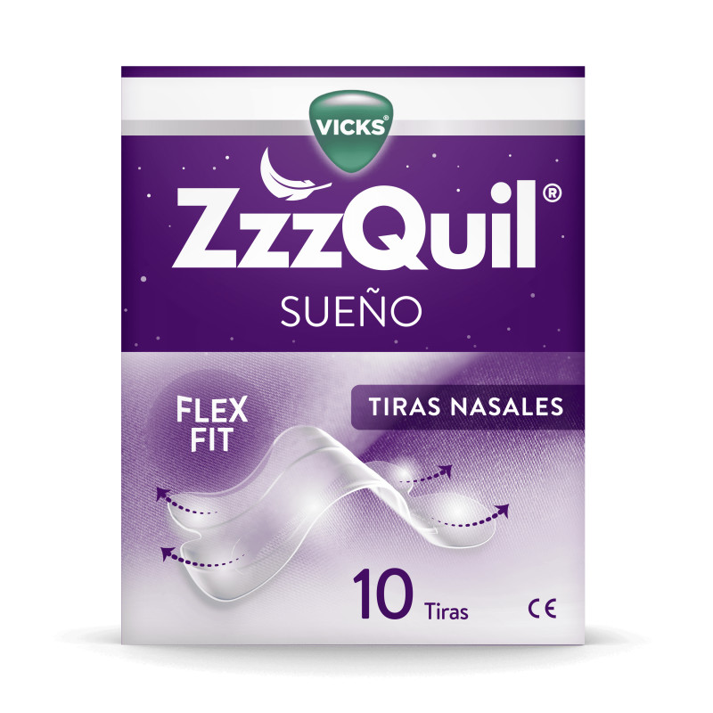 ZzzQuil 10 Tiras Nasales para mejorar la respiración