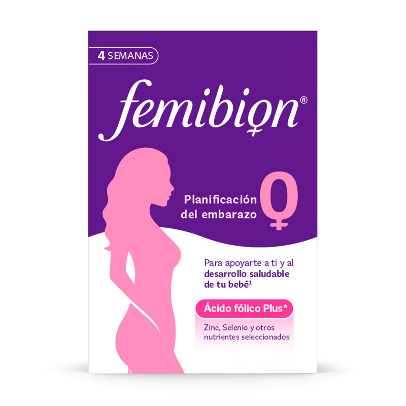 Femibion 0 Planificación del embarazo, Ácido Fólico Plus