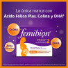 Femibion 2 embarazo, DHA, Ácido fólico Pluss