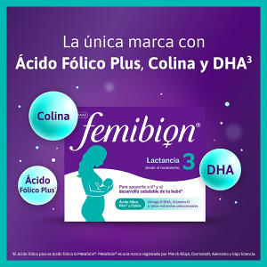 Femibion 3 Lactancia, Ácido Fólico Plus